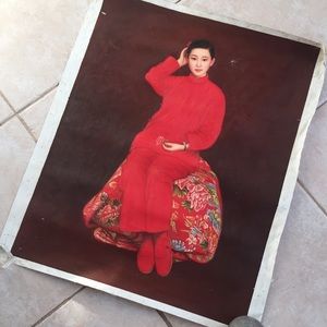 Asian girl Oil paint 🎁🌺💕❤️